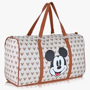 NWT! Disney Mickey Mouse Duffle Weekend Travel Bag Duffel Men Women Carry on